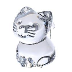 Baccarat Figure Minimals Cat Cat Object Figurine 2610097 Parallel. Brand New