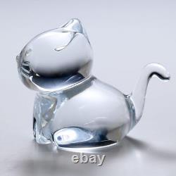 Baccarat Figure Minimals Cat Cat Object Figurine 2610097 Parallel. Brand New