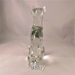 Baccarat Sitting Cat a stunning item