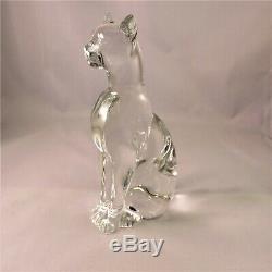 Baccarat Sitting Cat a stunning item