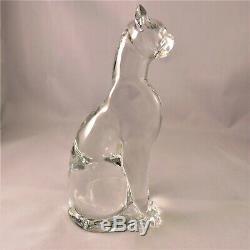 Baccarat Sitting Cat a stunning item