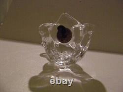 Baccarat Waterford & Lenox Crystal Pug Dog Cat & Teddy Bear Figurines Glass