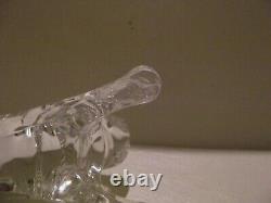 Baccarat Waterford & Lenox Crystal Pug Dog Cat & Teddy Bear Figurines Glass