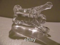 Baccarat Waterford & Lenox Crystal Pug Dog Cat & Teddy Bear Figurines Glass