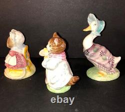 Beatrix Potter Lot of Three Puddleduck (1948), Ribby (1951) & Old Woman (1989)