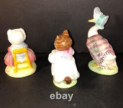 Beatrix Potter Lot of Three Puddleduck (1948), Ribby (1951) & Old Woman (1989)