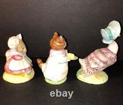 Beatrix Potter Lot of Three Puddleduck (1948), Ribby (1951) & Old Woman (1989)