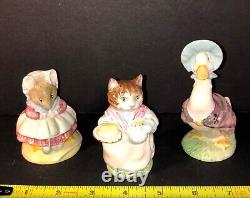Beatrix Potter Lot of Three Puddleduck (1948), Ribby (1951) & Old Woman (1989)