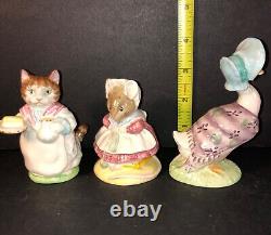 Beatrix Potter Lot of Three Puddleduck (1948), Ribby (1951) & Old Woman (1989)