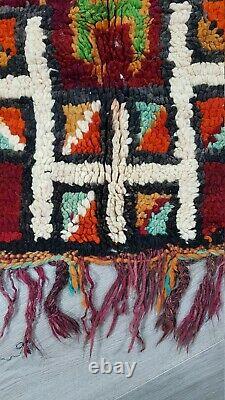 Beni Ourain Rug Vintage Authentic Berber Carpet Moroccan Handmade Rug Wool Rug