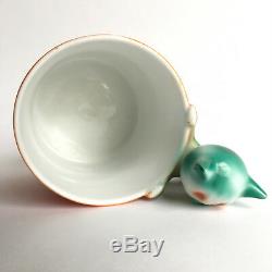 Beyer & Bock c. 1920 Art Deco Cat Handle Cup Mug Excellent