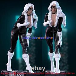 Black Cat Girl 1/12 1/8 1/6 1/4 Model Kit Unpainted Garage Kit 3D Printing GK