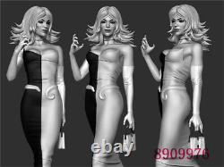 Black Cat Hell Fest 3D Printing Figure Unpainted Model Sculpture GK Blank Kit