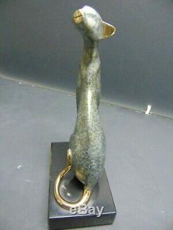 CARUS Alexsander Danel Art Deco Cstitude bronze cat 1995