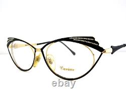 CAVIAR M5219 Women's Cat Eye with Austrian Crystals Eyeglass Frames Italy NOS