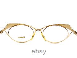 CAVIAR M5219 Women's Cat Eye with Austrian Crystals Eyeglass Frames Italy NOS