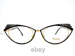 CAVIAR M5219 Women's Cat Eye with Crystals Eyeglass Frames Italy NOS