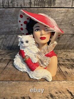 Cameo Girl 1944 Cats Meow 483/1500 Head Vase