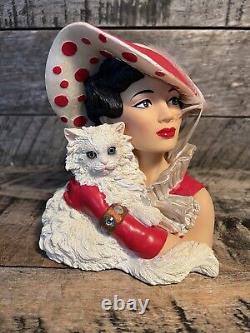 Cameo Girl 1944 Cats Meow 483/1500 Head Vase