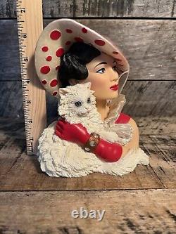 Cameo Girl 1944 Cats Meow 483/1500 Head Vase