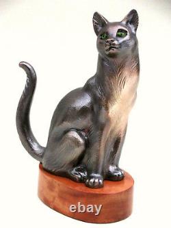 Cat Bronze Author's Sculpture limited Quantity 1/9 Certificate of Authenticity