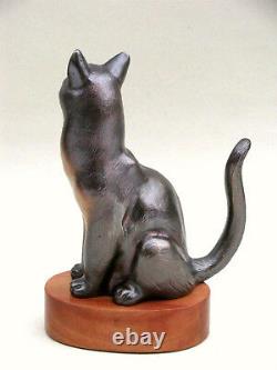 Cat Bronze Author's Sculpture limited Quantity 1/9 Certificate of Authenticity
