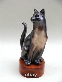 Cat Bronze Author's Sculpture limited Quantity 1/9 Certificate of Authenticity