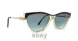Cat-Eye Blue Yves Saint Laurent Vintage Sunglasses 70s Paris Art Deco Designs