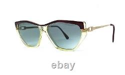 Cat-Eye Blue Yves Saint Laurent Vintage Sunglasses 70s Paris Art Deco Designs