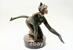 Cat & Mouse Sculpture Original Author's Sculpture Worldwide Shipping