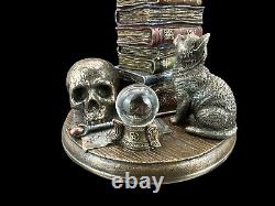 Cat On Books VERONESE Figurine Extremely Realistic Hand Painted Great For A Gift