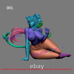 Cat Woman NSFW 1/12 1/8 1/6 1/4 1/3 Model Kit Unpainted Garage Kit 3DPrint 4 Ver