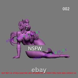Cat Woman NSFW 1/12 1/8 1/6 1/4 1/3 Model Kit Unpainted Garage Kit 3DPrint 4 Ver