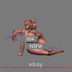 Cat Woman NSFW 1/12 1/8 1/6 1/4 1/3 Model Kit Unpainted Garage Kit 3DPrint 4 Ver