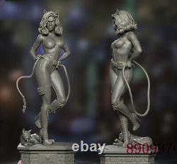 Cat woman 3D Printing Figure Unpainted Model Sculpture GK Blank Kit New In Stock