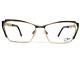 Cazal Eyeglasses Frames Mod. 4261 Col. 001 Black Gold Cat Eye Art Deco 55-15-135