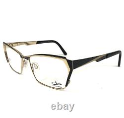 Cazal Eyeglasses Frames MOD. 4261 COL. 001 Black Gold Cat Eye Art Deco 55-15-135