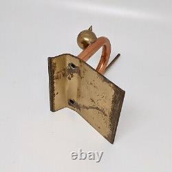 Chase Brass Manufacturing Machine Age Art Deco Cat Doorstop by Walter Von Nessen