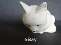 Chat céramique crispée Vinsare Sèvres Art déco-Cat sculpture ceramic Sèvres