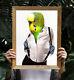Clothed Parrot Digital Portrait Pet Art Funny Dog Cat Wall Art Regal Pet Loss