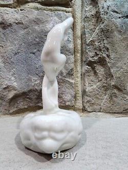 Cowan Pavlova Nude Flower Frog Sinz Pottery Ivory Glaze Rare