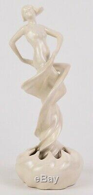 Cowan Pottery Swirl Dancer 10.25 Flower Figure R. Guy Cowan Shape Number 720