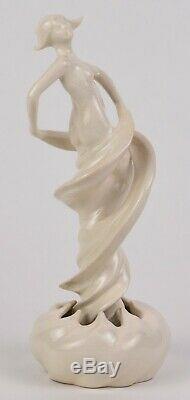 Cowan Pottery Swirl Dancer 10.25 Flower Figure R. Guy Cowan Shape Number 720