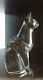 Daum France Egyptian Cat Glass Figurine
