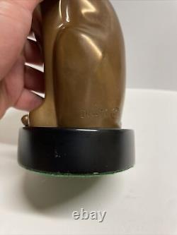 Deco Bronze DeWitt Cat Sculpture Approx. 8.5 Tall Estate Sale Find