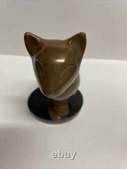 Deco Bronze DeWitt Cat Sculpture Approx. 8.5 Tall Estate Sale Find