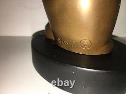 Deco MID Century Modern Bronze Cat Sculpture Signed Floyd Dewitt 8.5 Tall