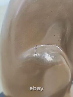 Deco MID Century Modern Bronze Cat Sculpture Signed Floyd Dewitt 8.5 Tall