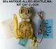 Early 50s-allied-yellow-kit Cat Klock-kat Clock-electric-vintage-original-works