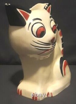 Erphila Czechoslovakia Cat Pitcher Ditmar Urbach Vintage Art Deco Rare Figural